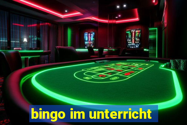 bingo im unterricht