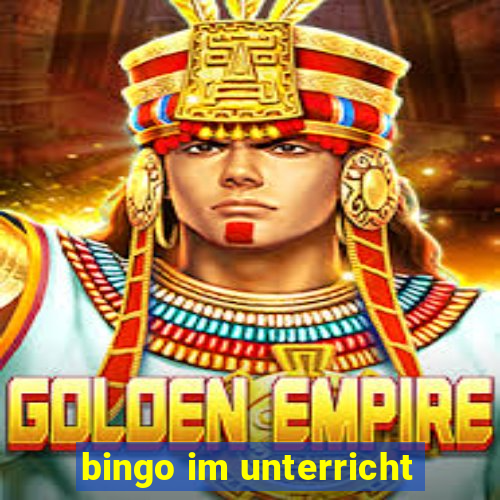 bingo im unterricht