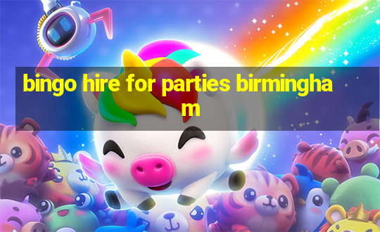 bingo hire for parties birmingham