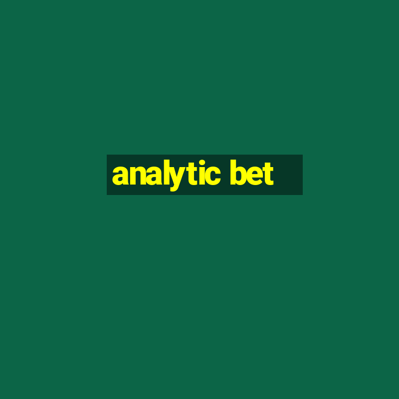 analytic bet