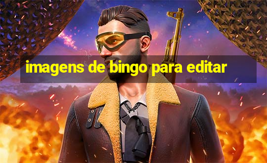 imagens de bingo para editar