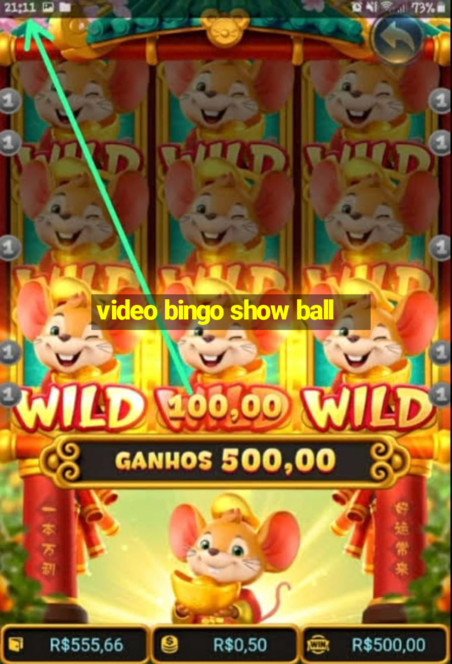 video bingo show ball