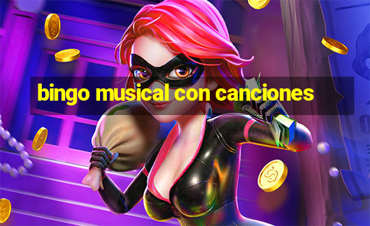 bingo musical con canciones