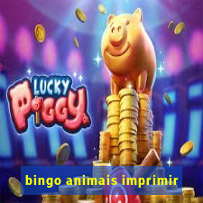 bingo animais imprimir