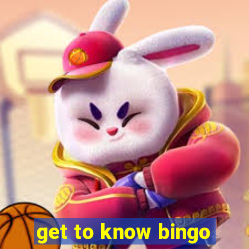 get to know bingo