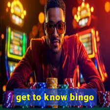 get to know bingo