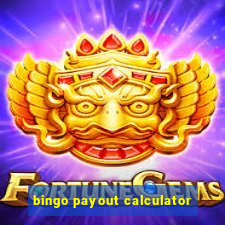 bingo payout calculator