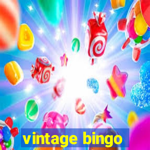 vintage bingo