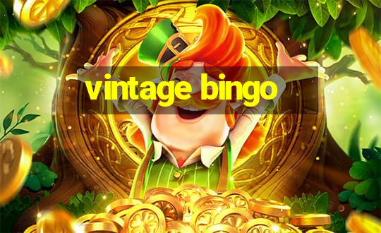 vintage bingo