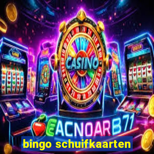 bingo schuifkaarten