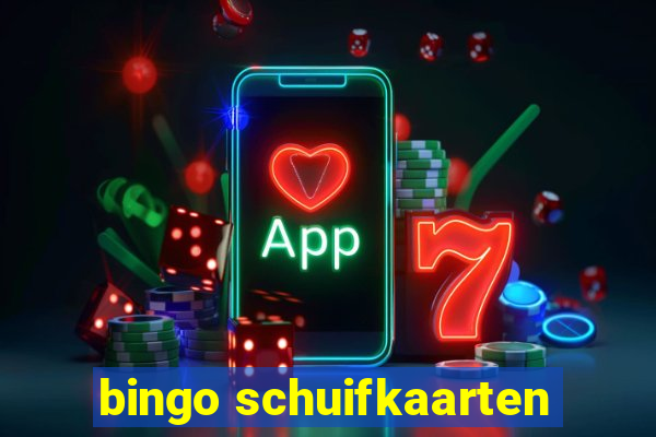 bingo schuifkaarten