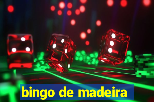 bingo de madeira