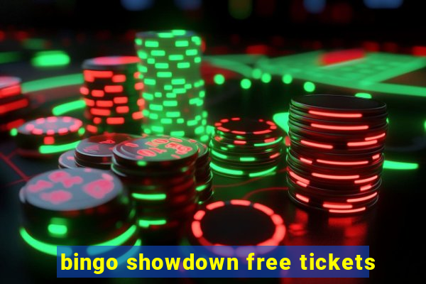 bingo showdown free tickets