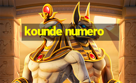 kounde numero