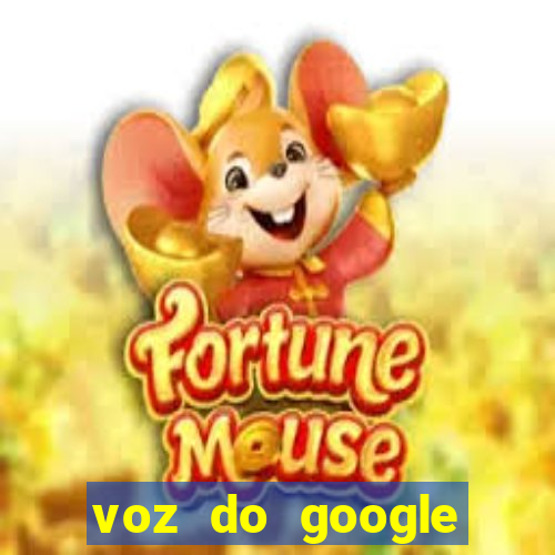 voz do google tradutor homem