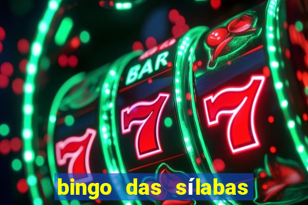 bingo das sílabas como jogar