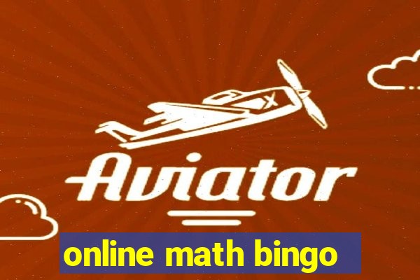 online math bingo