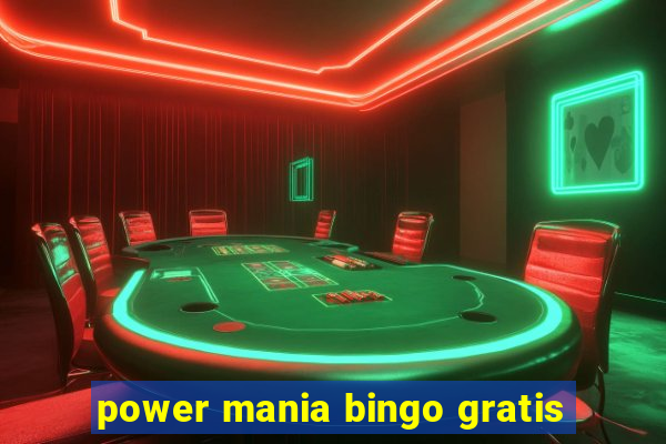 power mania bingo gratis