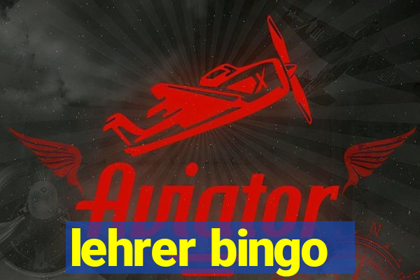 lehrer bingo