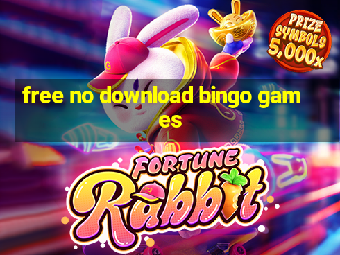 free no download bingo games