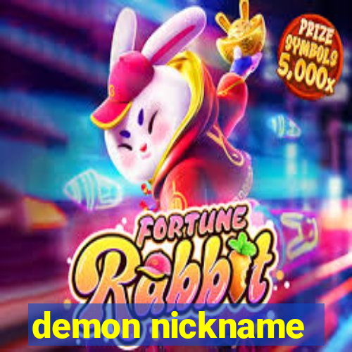 demon nickname