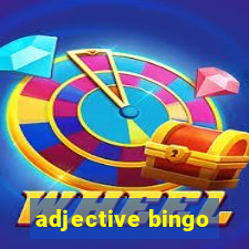 adjective bingo