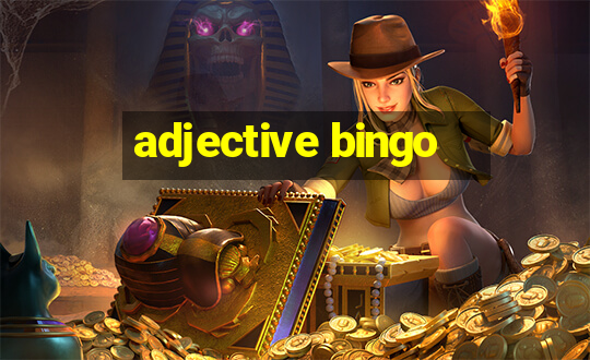 adjective bingo