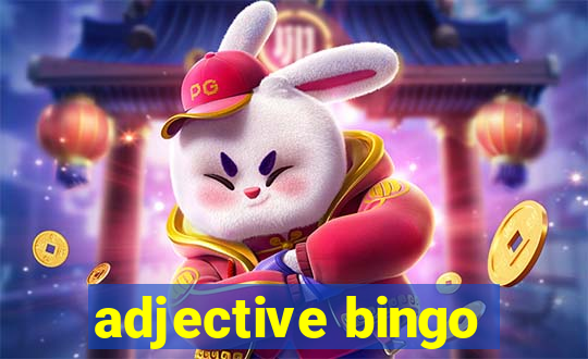 adjective bingo