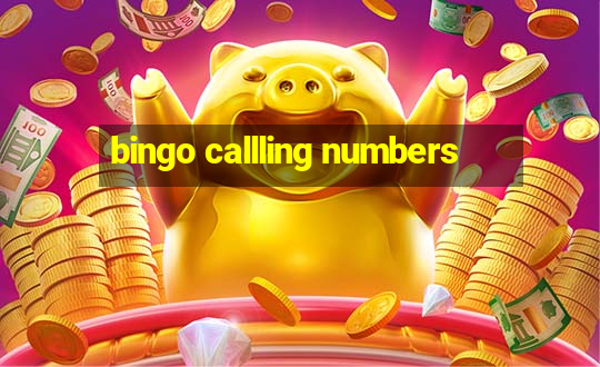 bingo callling numbers