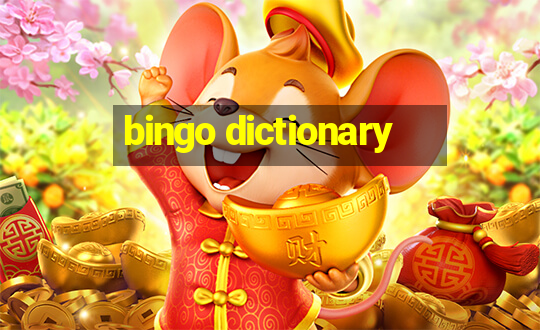 bingo dictionary