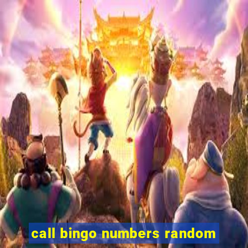 call bingo numbers random