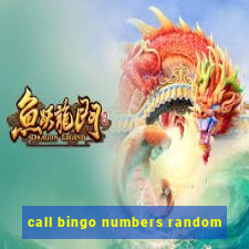 call bingo numbers random