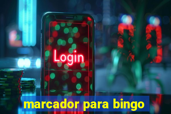 marcador para bingo