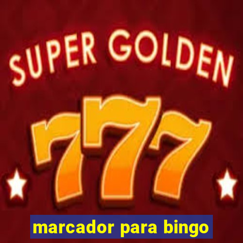 marcador para bingo