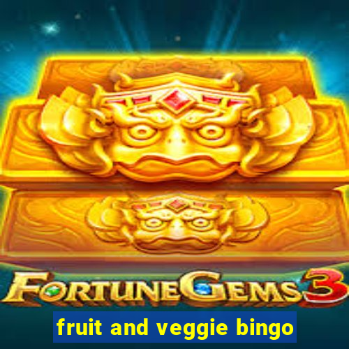 fruit and veggie bingo