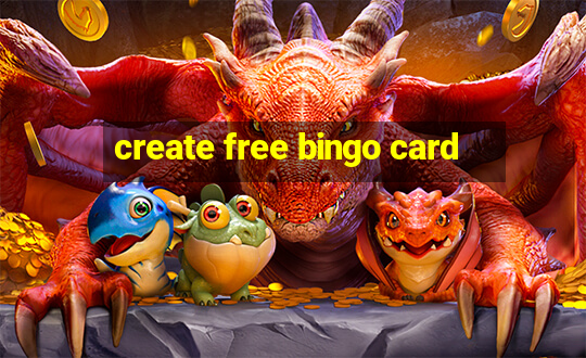 create free bingo card