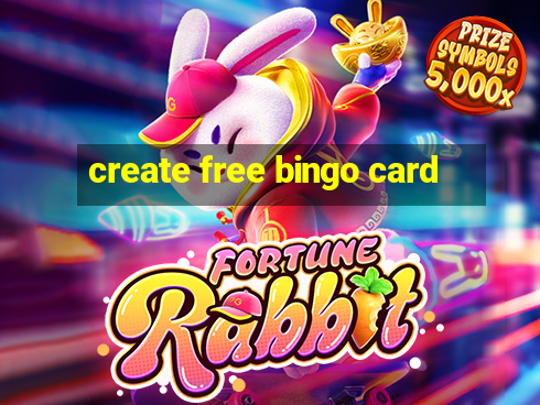 create free bingo card