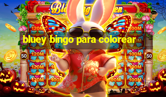 bluey bingo para colorear