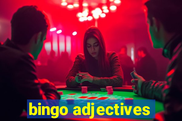 bingo adjectives