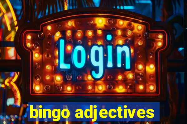 bingo adjectives