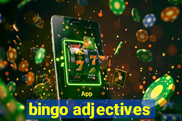 bingo adjectives