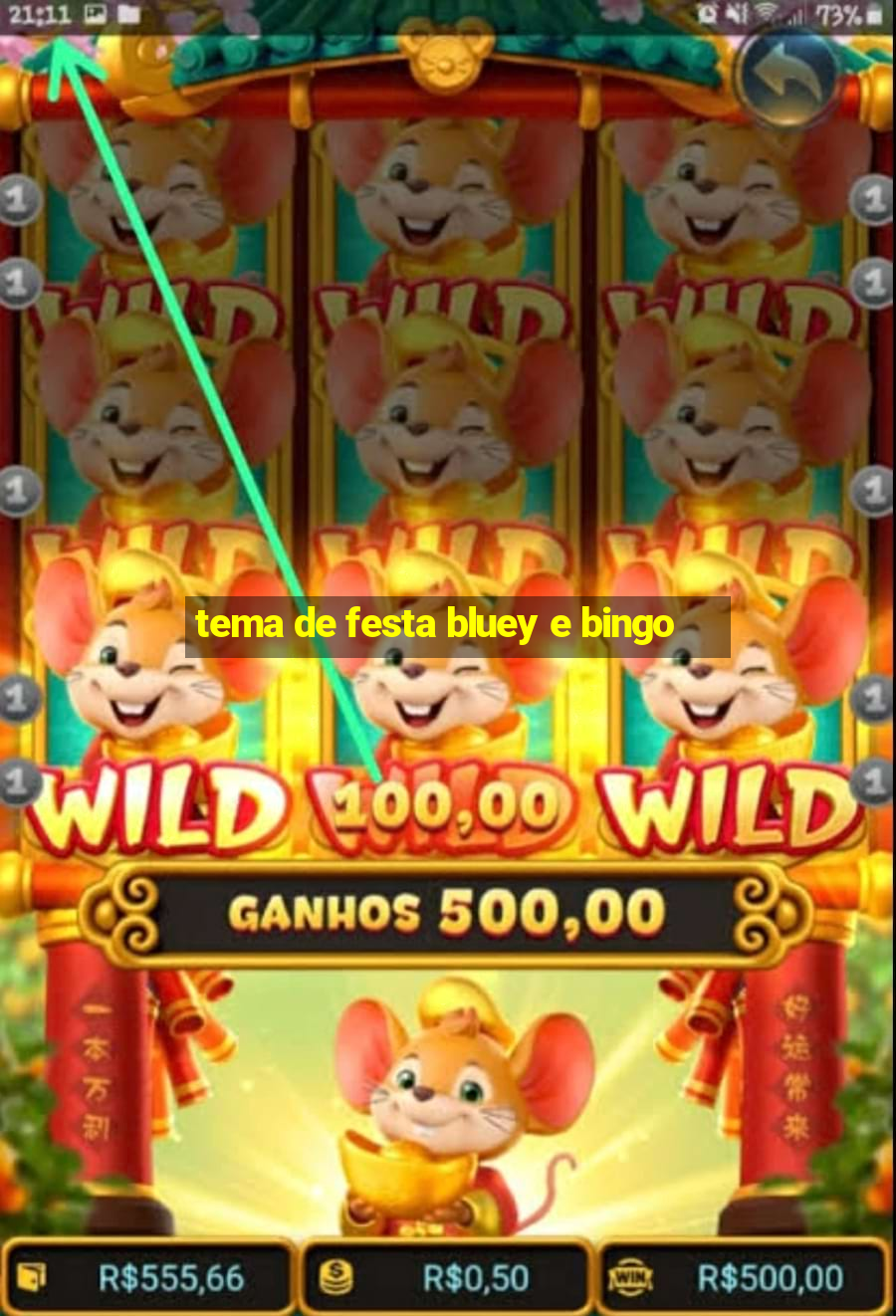 tema de festa bluey e bingo