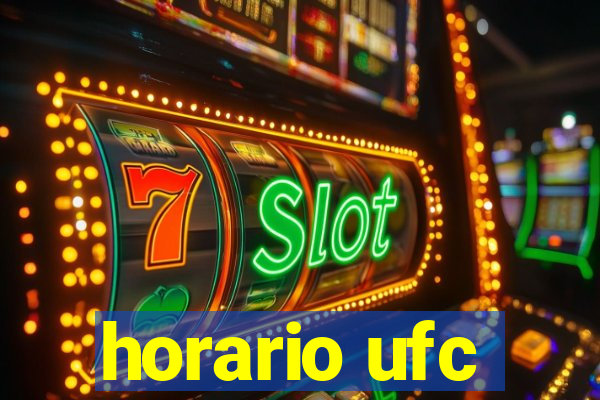 horario ufc