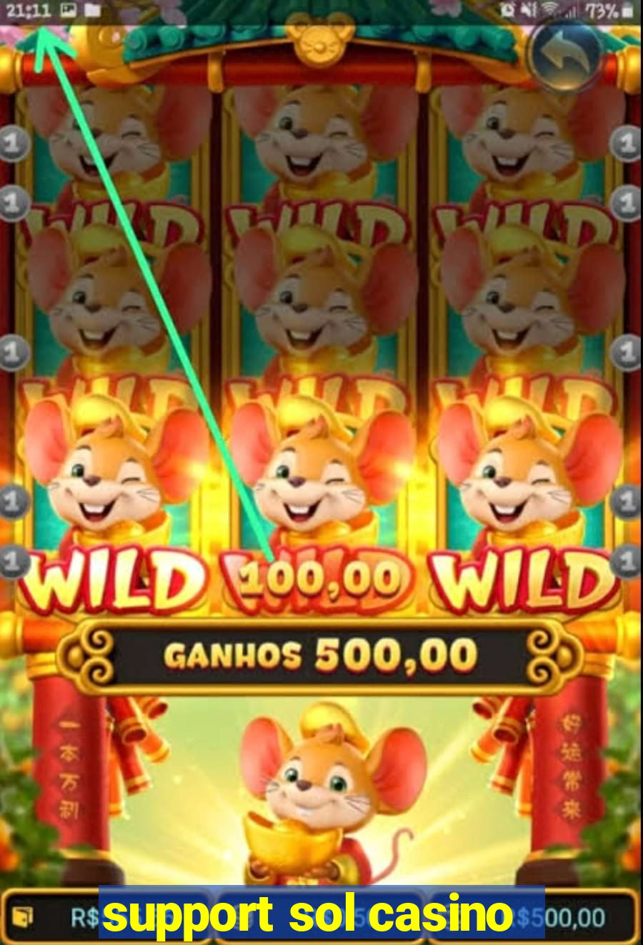 support sol casino