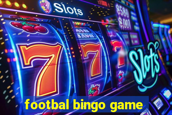 footbal bingo game