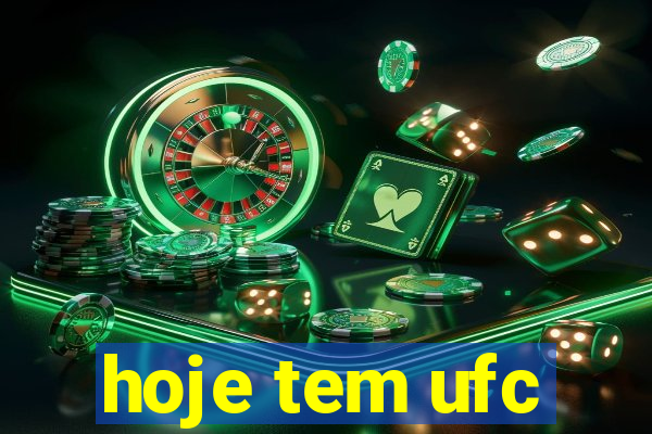 hoje tem ufc