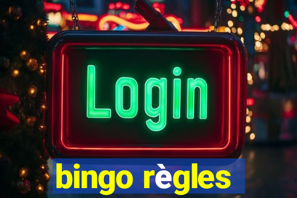 bingo règles