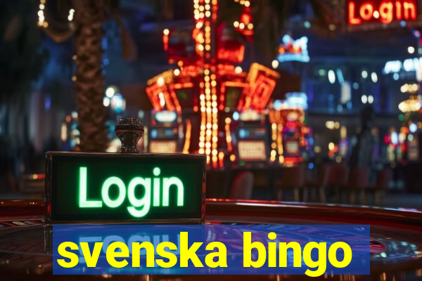 svenska bingo