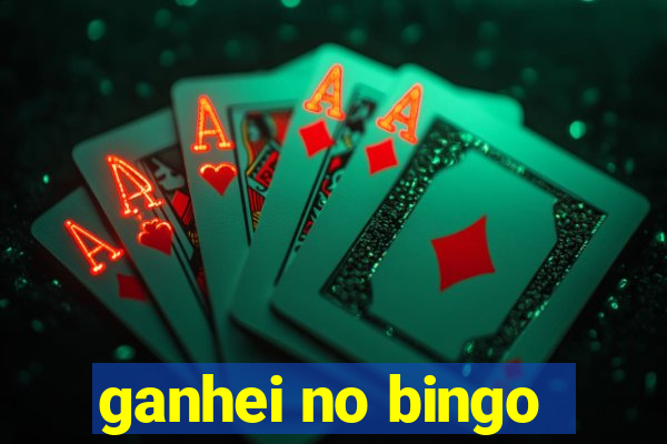 ganhei no bingo