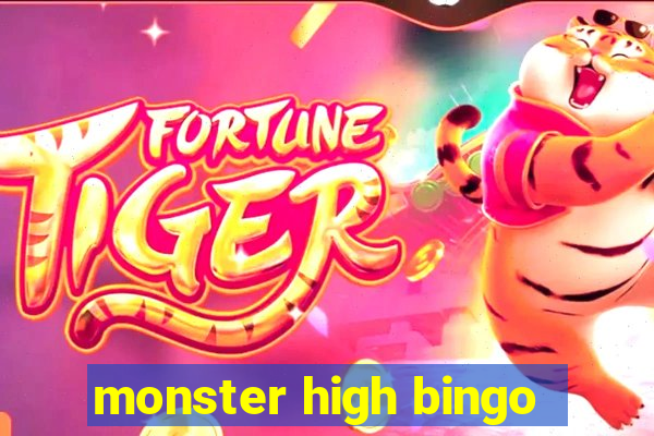 monster high bingo